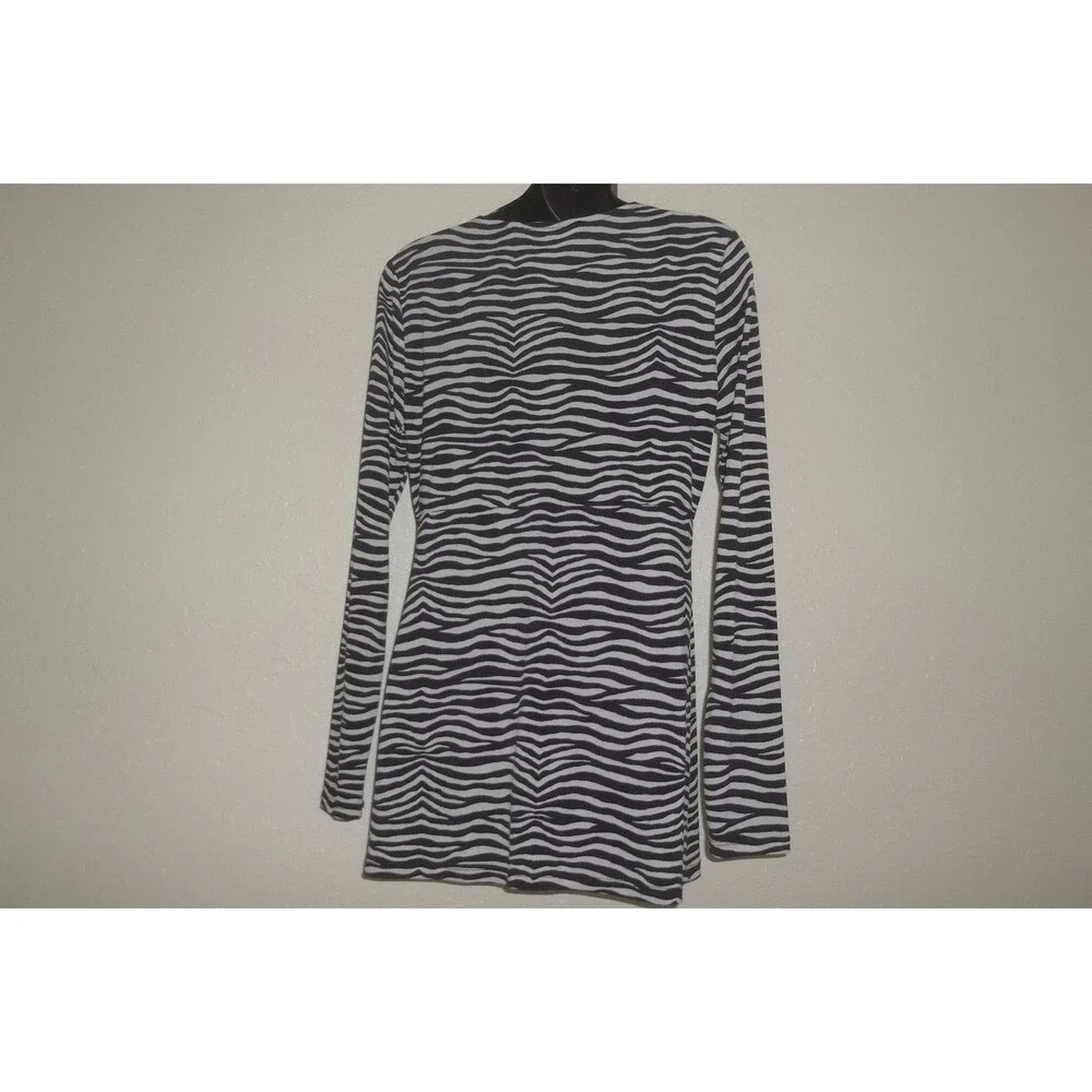 Women's Michael  Kors Striped Long Sleeve Top  Tunic Size Small S